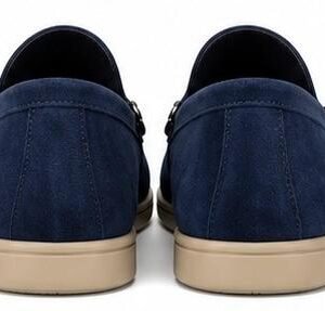 Mocassins Homme Bleu Marine en Daim – Casual Chic – Image 4
