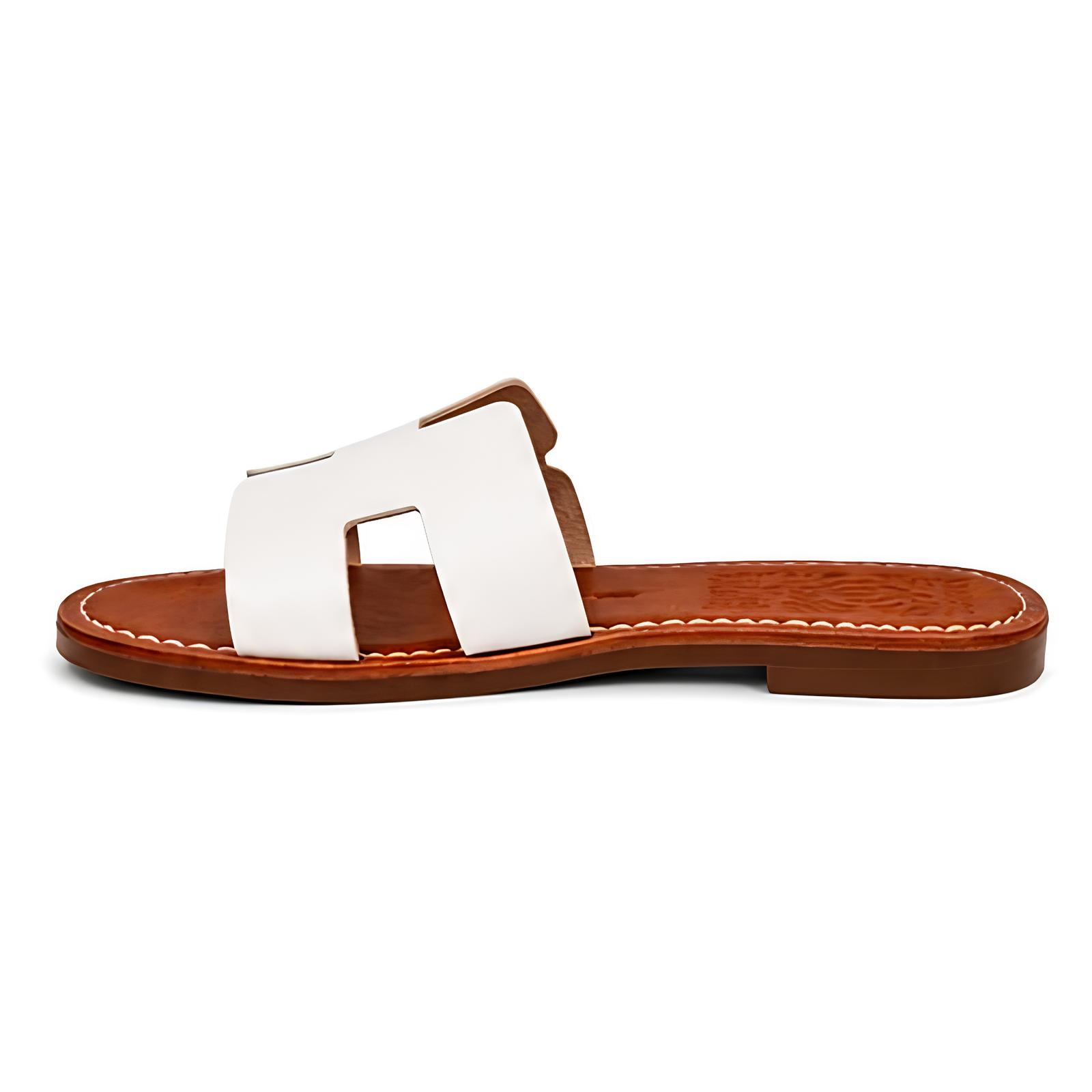 Babouche femme en cuir blanc – Élégante et confortable | GabStyle – Image 6