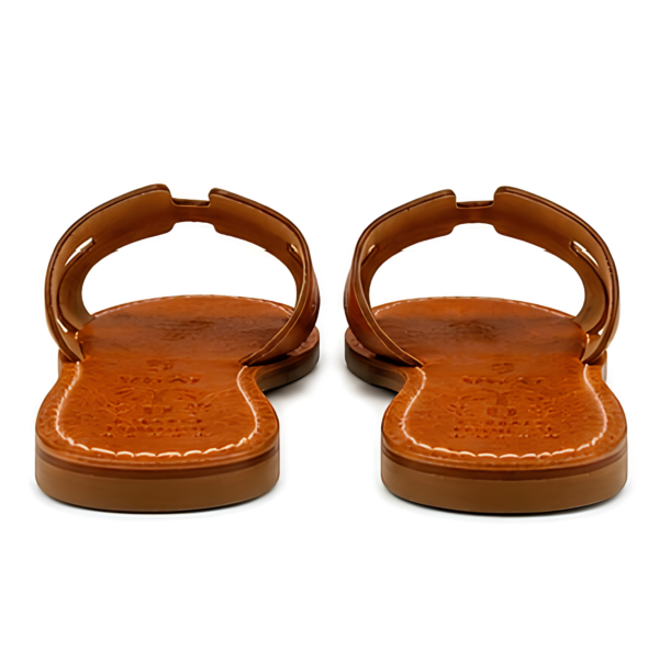 Sandale marocaine femme en cuir marron – Élégance et confort – Image 3