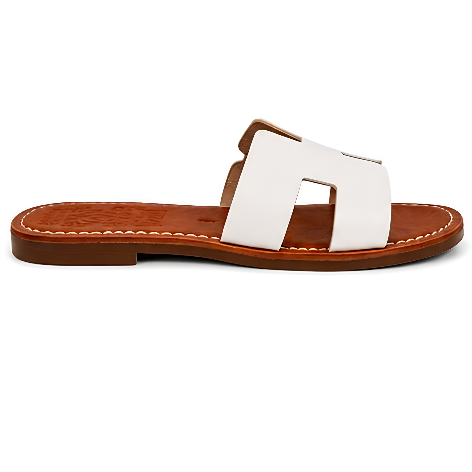 Babouche femme en cuir blanc – Élégante et confortable | GabStyle – Image 5