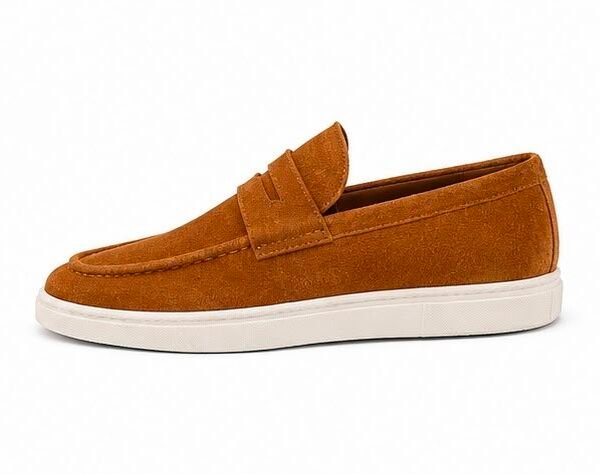 Mocassins homme en daim marron – Élégants et confortables – Image 4